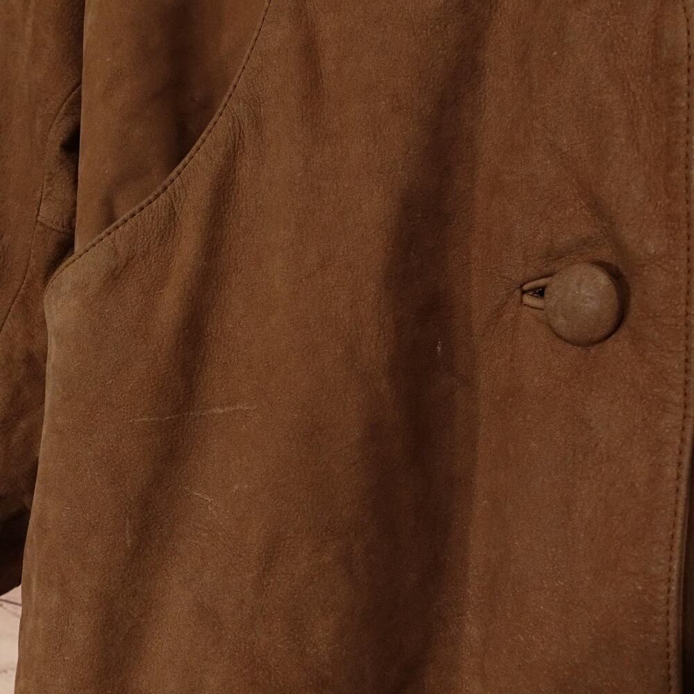 Wilsons Adventure Bound Originals Coat Womens PXS Brown Suede Leather Thinsulate - Picture 4 of 16